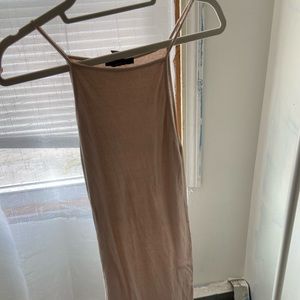 Tan full body dress